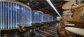 快餐店装饰设计效果图,快餐店装饰设计效果