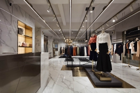服装店空间设计实景图,服装店空间设计实景