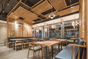 饭店装饰案例图,饭店装饰实景图
