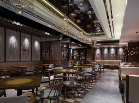饭店空间设计实景图,饭店空间设计效果图