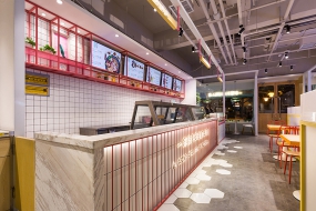 土豆粉店装修设计布局图,土豆粉店设计效果图