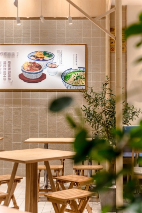 快餐店装饰图片,快餐店装饰实景图