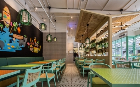  越南粉饭店设计实景图