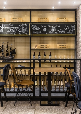 快餐店空间设计实景图,快餐店空间设计案例图
