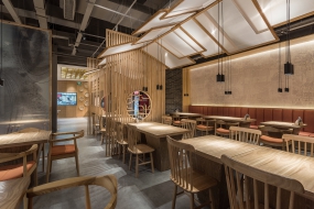 快餐店装饰实景图