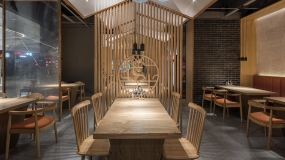 快餐店空间设计效果图