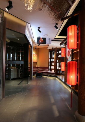 饭店装修设计实景图
