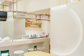 奶茶店装修设计实景图