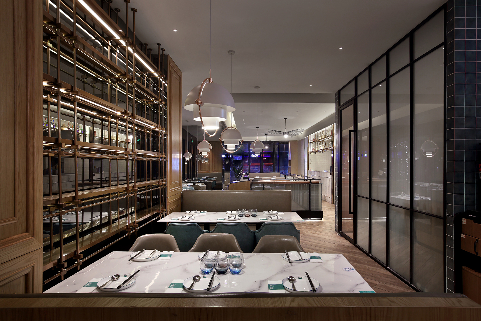 茶餐厅装修设计实景图, 茶餐厅装修设计案例图