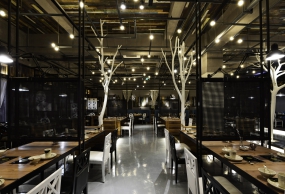 火锅店店面装修设计实景图,火锅店店面装修设计图片