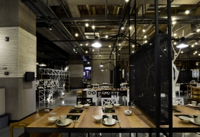 火锅店店面装修设计效果图,火锅店店面装修设计实景图
