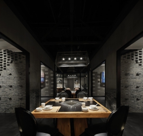 火锅店设计效果图