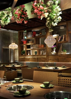 火锅店店面设计实景图,火锅店店面设计图片