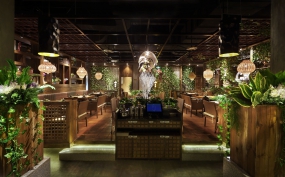 火锅店店面装饰效果图, 火锅店店面装饰实景图