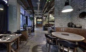 火锅店店面装饰设计图片