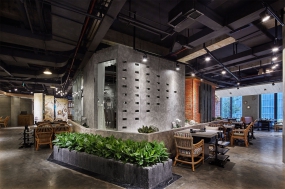 火锅店装饰设计布局图,火锅店装饰设计实景图