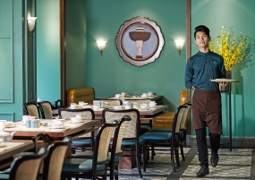 火锅店设计布局图,火锅店设计实景图