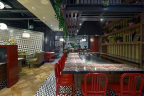 铁板烧装饰实景图