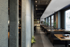 烤肉店装饰设计布局图