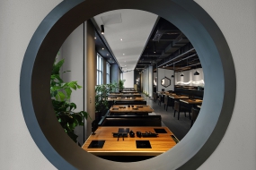 火锅店店面装饰设计实景图