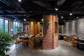 烤肉店装修设计布局图