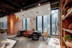 火锅店装饰设计图片,烤肉店设计实景图