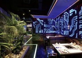重庆火锅店装修设计布局图,重庆火锅店装修设计实景图