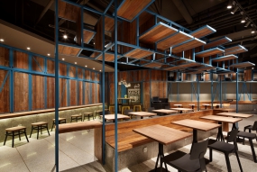 简约快餐店空间设计案例,简约快餐店空间设计图片