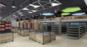 食品超市装修设计案例图,食品超市装修设计案例