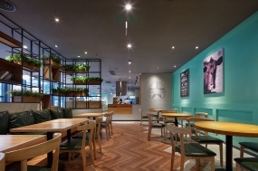 餐厅装饰布局图,餐厅装饰效果图