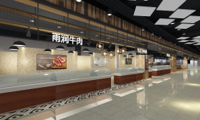 大型购物超市空间设计案例图,购物超市设计案例图
