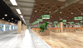 超市装修设计图,超市装修设计图