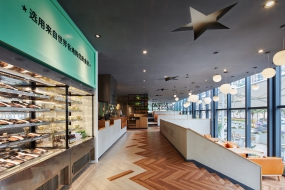  牛排餐厅设计布局图,餐厅设计布局图