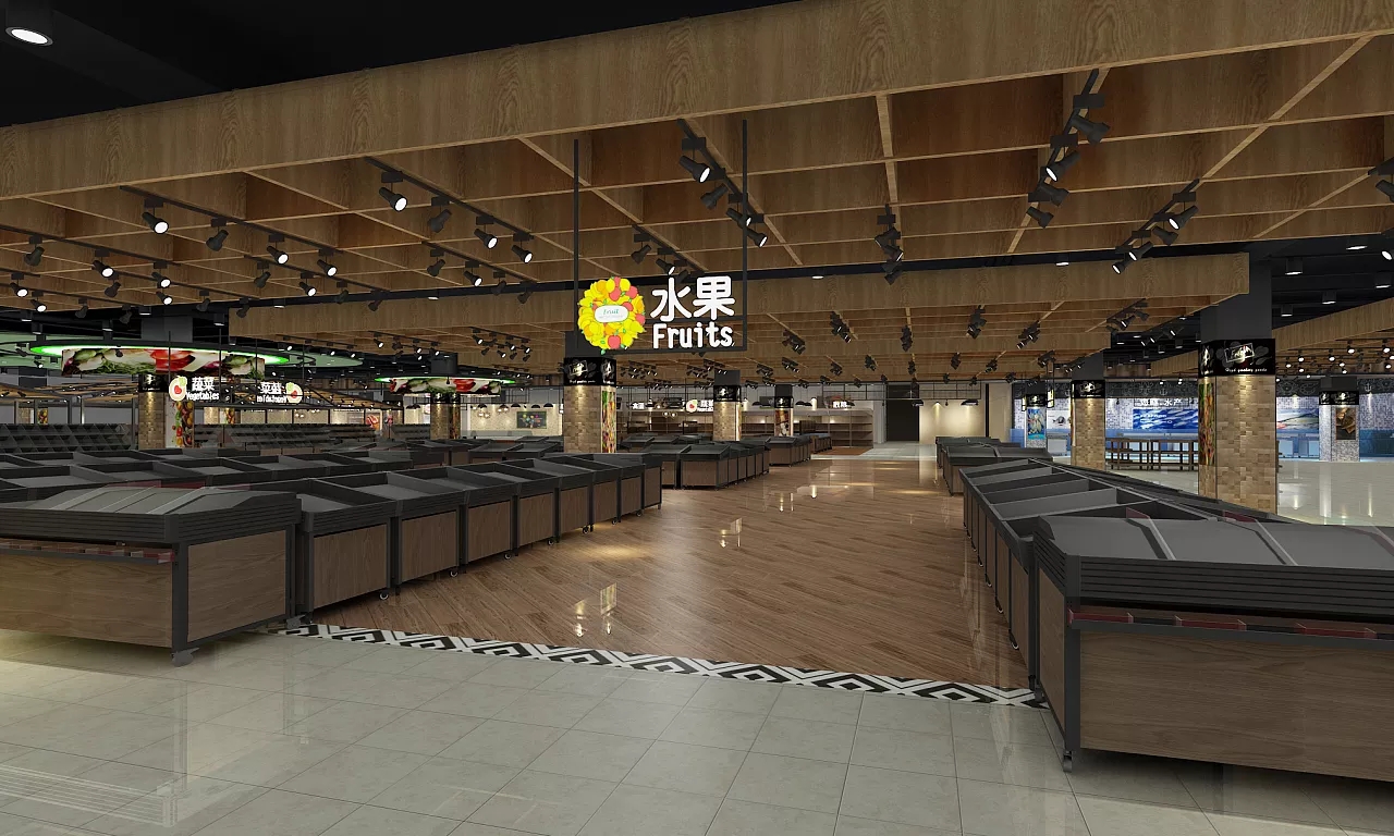 大型购物超市空间设计图片,大型购物超市设计图片