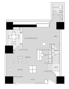 培训机构装修设计布局图