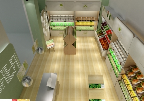 生鲜蔬果店设计案例图