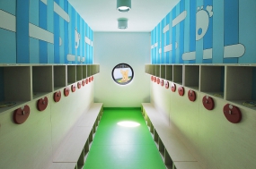 现代简约风格幼儿园装饰图片,简约风格幼儿园装饰图