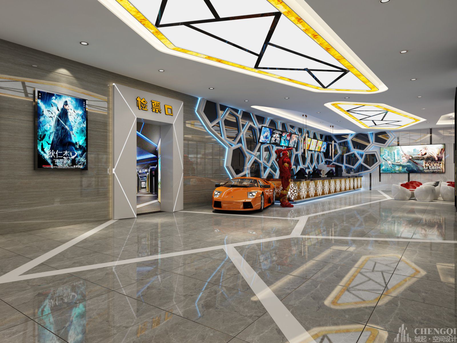 电影院空间设计图片,电影院空间设计案例图