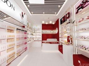 化妆品店装修布局图,化妆品店装饰图片