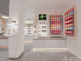 化妆品店设计布局图,化妆品店装修设计图片