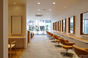 理发店装修设计布局图,理发店装饰图片