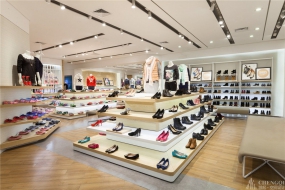 鞋店设计效果图,鞋店装修布局图