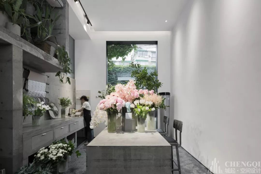 花店空间装饰效果图,花店空间设计实景图