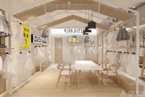 宝宝衣服店装饰实景图,宝宝衣服店装饰图片