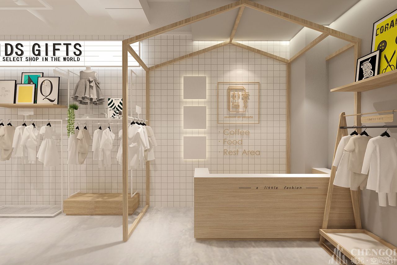 宝宝衣服店空间设计图片,宝宝衣服店空间设计效果图