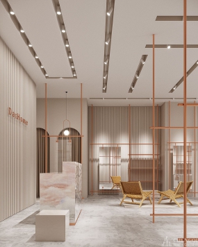 精品店空间装饰布局图,精品店空间装饰效果图