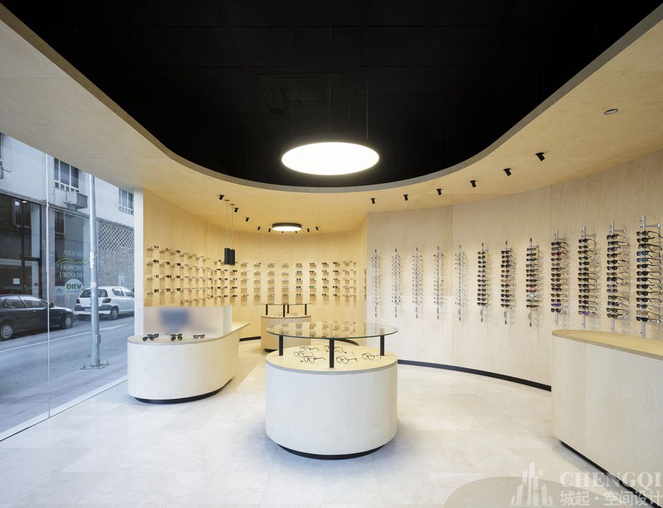 眼镜店装修实景图,眼镜店装修效果图