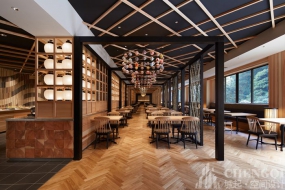 自助餐厅装修设计布局图,自助餐厅装修设计案例图