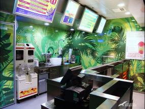 奶茶店吧招牌装修效果图