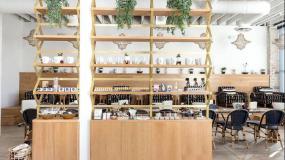 现代简约欧式风格美甲店装修图片